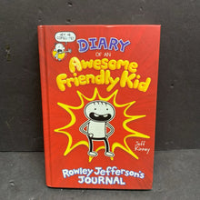 Load image into Gallery viewer, Diary of an Awesome Friendly Kid: Rowley Jefferson&#39;s Journal (Diary of a Wimpy Kid) (Jeff Kinney) -series hardcover

