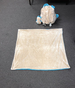 Happy Travel Dog Backpack w/Blanket & Plush