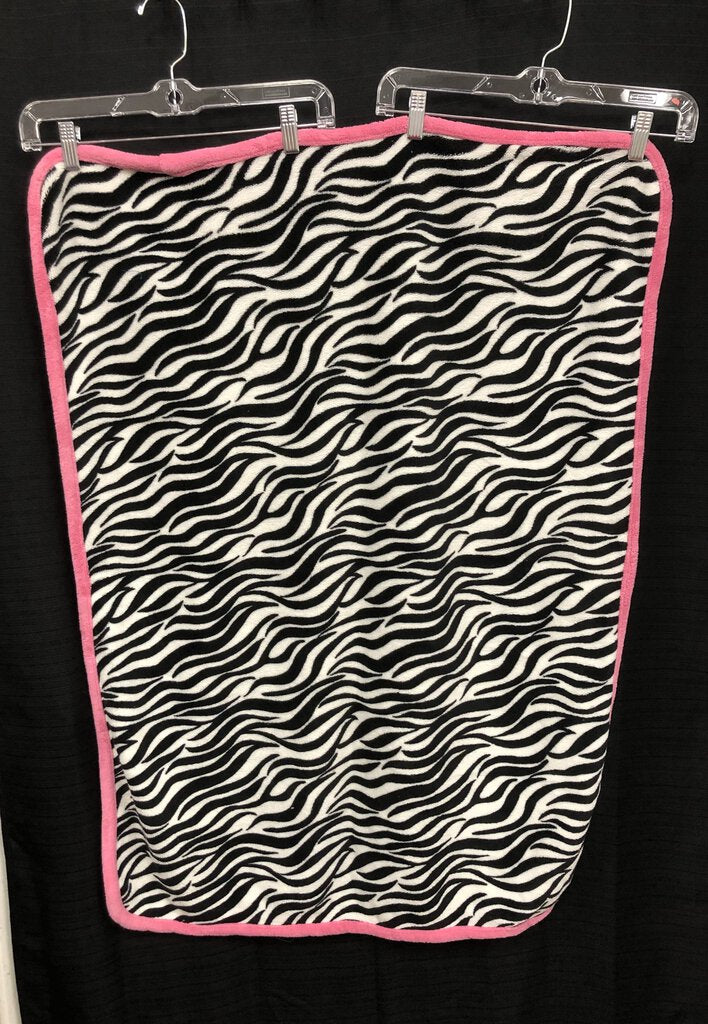 Zebra Print Nursery Blanket