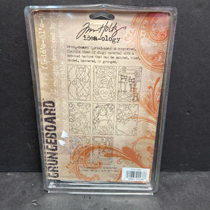 Tim Holtz 94pc Grungeboard Shapes (NEW)