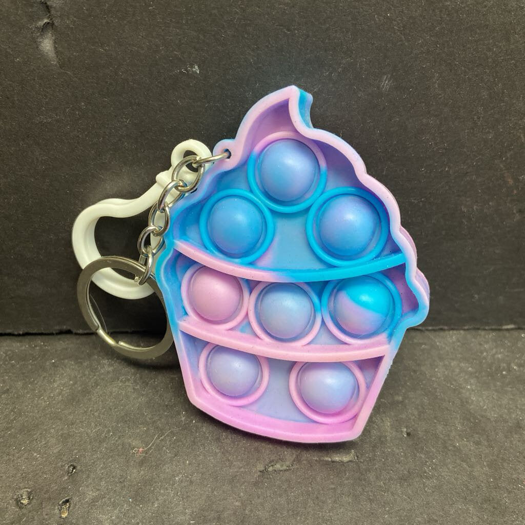 Cupcake Sensory Pop-It Keychain