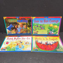 Load image into Gallery viewer, Character Builders Sharing and Caring Box Set w/ CD (Regina C. Burch) (Manners/Morals) -reader paperback

