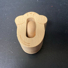 Load image into Gallery viewer, Wooden Rolling Sensory Mouse Rattle Toy

