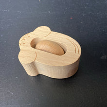 Load image into Gallery viewer, Wooden Rolling Sensory Mouse Rattle Toy
