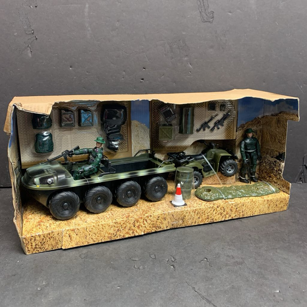 World Peacekeepers Military Vehicles Transportation Unit w/Accessories (NEW)