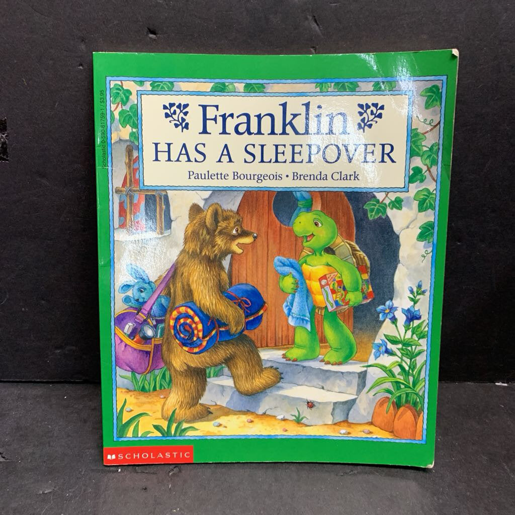 Franklin Has a Sleepover (Paulette Bourgeois & Brenda Clark) -character paperback