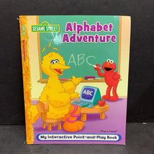 Load image into Gallery viewer, Alphabet Adventure (Sesame Street) (English) -interactive character educational paperback
