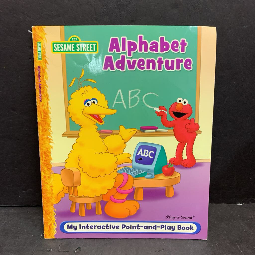 Alphabet Adventure (Sesame Street) (English) -interactive character educational paperback