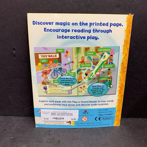 1-2-3 Sesame Street (Math) -interactive character educational paperback