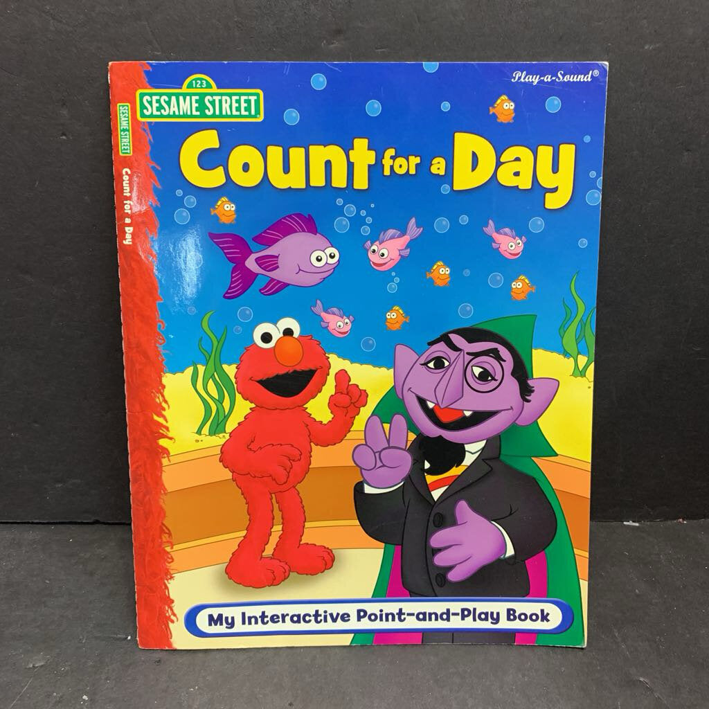 Count for a Day (Sesame Street) (Math) -interactive character educational paperback