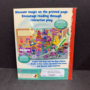 Colors and Shapes (Sesame Street) -interactive character educational paperback