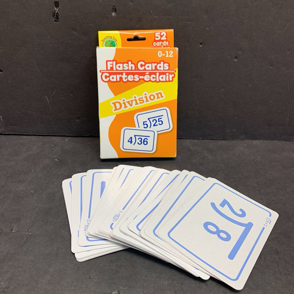 Division Flash Cards