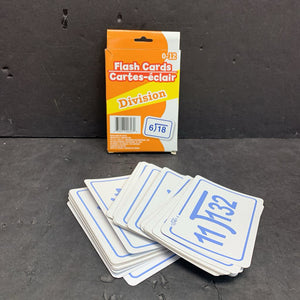 Division Flash Cards