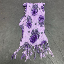 Load image into Gallery viewer, Girls Flower Fringe Scarf
