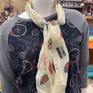 Girls Shield Print Scarf (Ginnie Johansen)