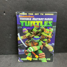 Load image into Gallery viewer, Rise of the Turtles (TMNT) (Joshua Sternin &amp; J.R. Ventimilia) -novelization character comic paperback
