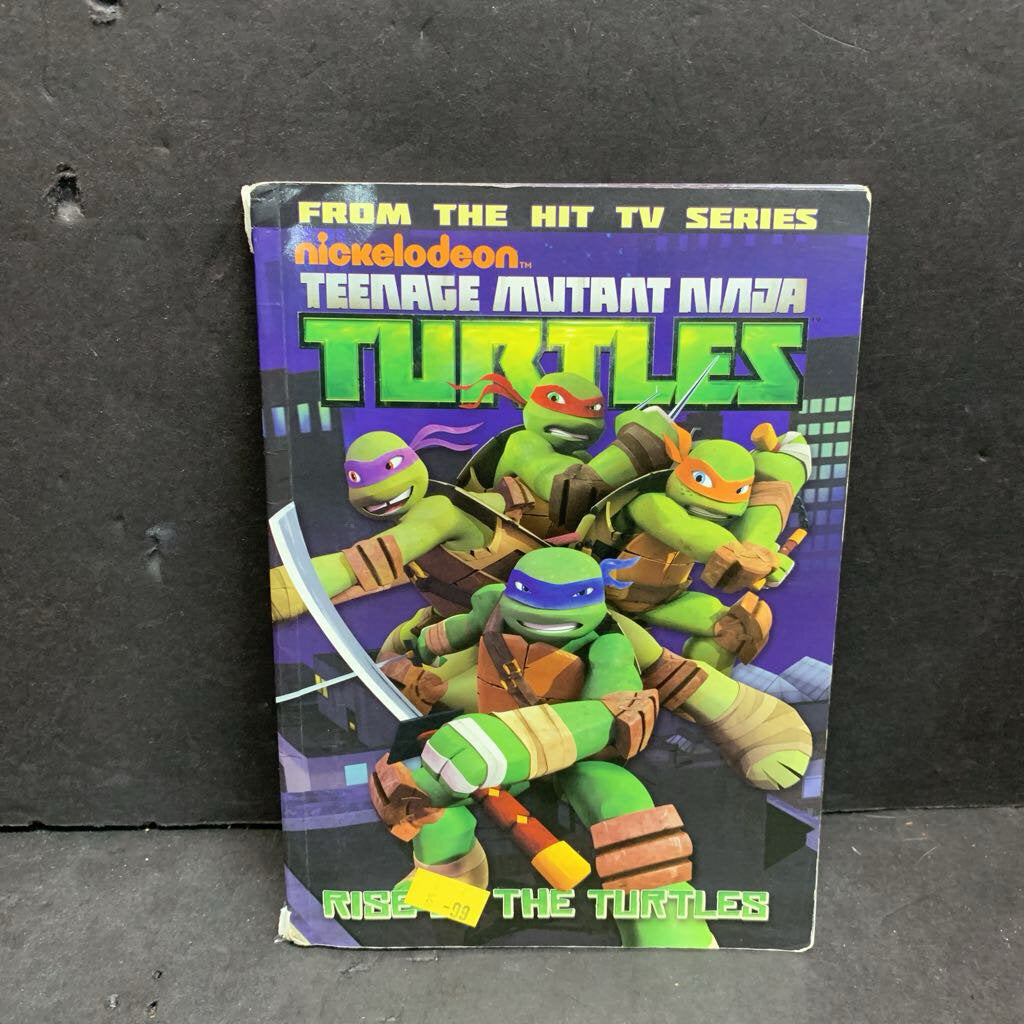 Rise of the Turtles (TMNT) (Joshua Sternin & J.R. Ventimilia) -novelization character comic paperback