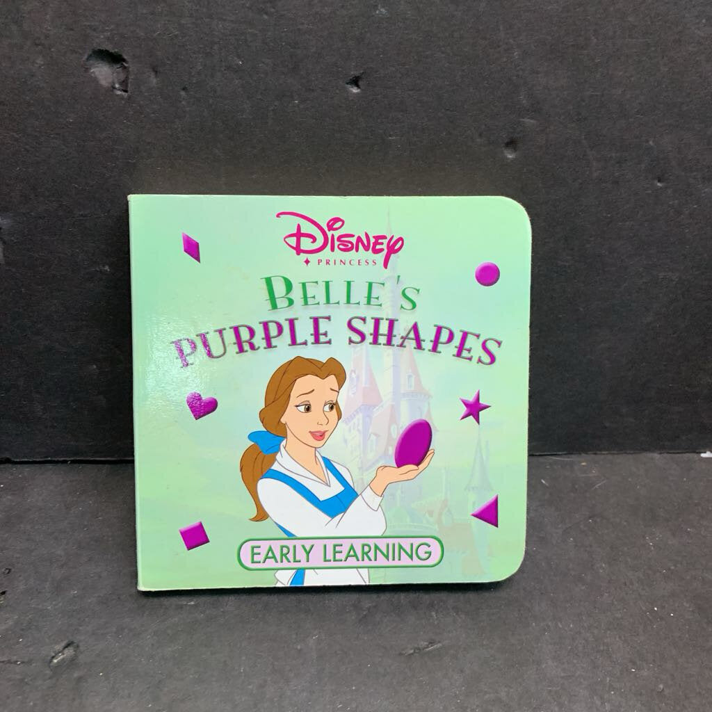 Belle's Purple Shapes (Disney Princess Early Learning) -board