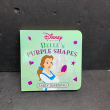 Load image into Gallery viewer, Belle's Purple Shapes (Disney Princess Early Learning) -board
