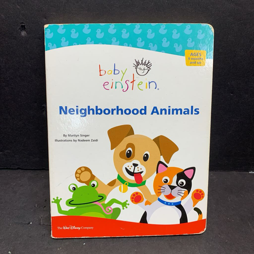 Neighborhood Animals (Baby Einstein) (Marilyn Singer) -educational board