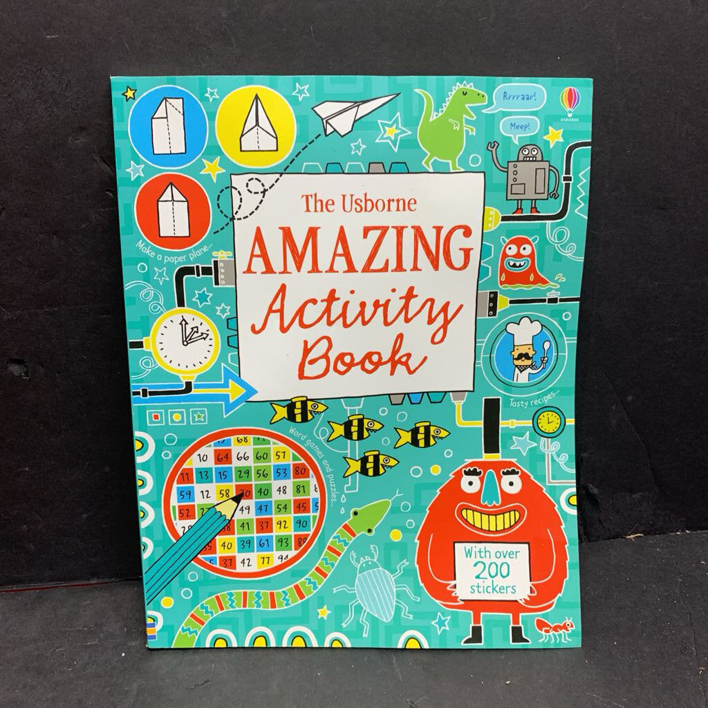 The Usborne Amazing Activity Book -activity paperback