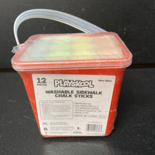 Load image into Gallery viewer, 12pk Washable Sidewalk Chalk (NEW)
