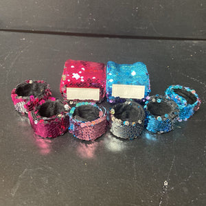 8pk Reverse Sequin Bracelets (Mermaid Pillow Co.)