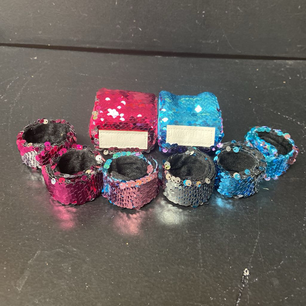 8pk Reverse Sequin Bracelets (Mermaid Pillow Co.)