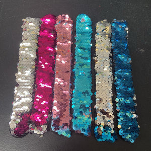 8pk Reverse Sequin Bracelets (Mermaid Pillow Co.)