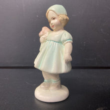 Load image into Gallery viewer, Little Girl w/Flowers Figurine
