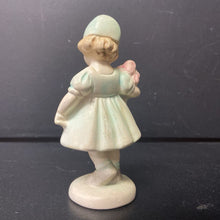 Load image into Gallery viewer, Little Girl w/Flowers Figurine
