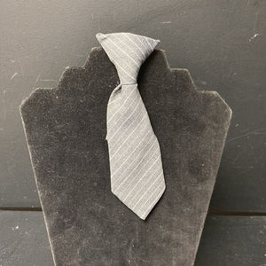 Boys Striped Clip On Tie