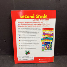 Load image into Gallery viewer, Second Grade Jumbo Workbook (Scholastic, Ages 6-7) -workbook educational paperback
