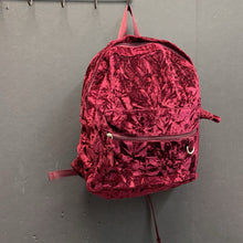 Load image into Gallery viewer, Velvet School Backpack Bag
