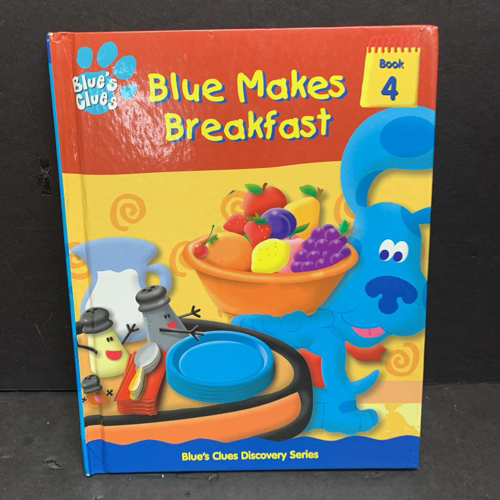 Blue Makes Breakfast (Blue's Clues Discovery Series #4) (K. Emily Hutta) -educational character food hardcover