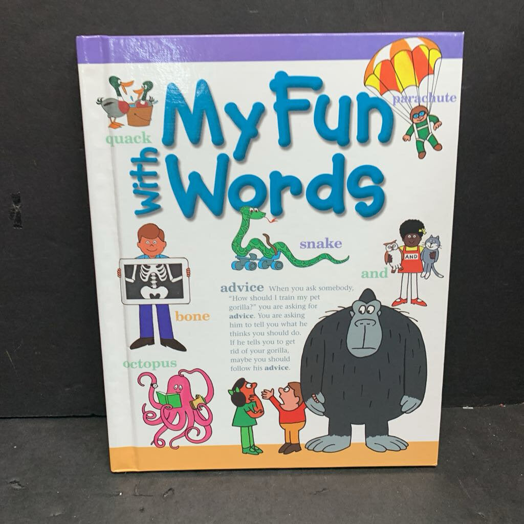 My Fun with Words (L-Z) (James Ertel) (Dictionary/Language) -educational hardcover