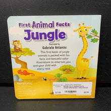 Load image into Gallery viewer, First Animal Facts Jungle (Mammals) -educational board
