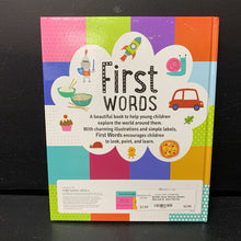 Load image into Gallery viewer, First Words (Dawn Machell &amp; Jane Horne) (Language/English) -educational hardcover
