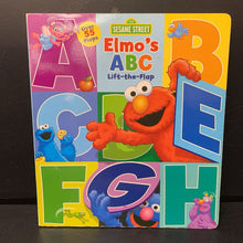 Load image into Gallery viewer, Elmo&#39;s ABC (Sesame Street) (Lift-The-Flap) (English) -educational character board
