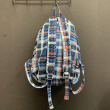Load image into Gallery viewer, Plaid School Backpack Bag

