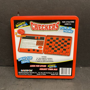 Magnetic Game Tins Checkers (Smethport)