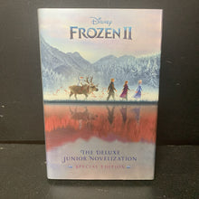 Load image into Gallery viewer, Disney Frozen II: The Deluxe Junior Novelization (Special Edition) (David Blaze) -character novelization chapter hardcover
