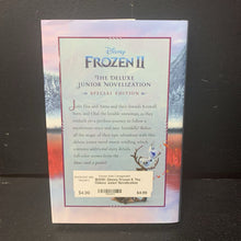 Load image into Gallery viewer, Disney Frozen II: The Deluxe Junior Novelization (Special Edition) (David Blaze) -character novelization chapter hardcover
