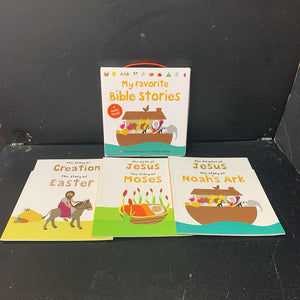 My Favorite Bible Stories Box Set (Roger Priddy) (Holiday: Easter; Season: Spring) -religion paperback