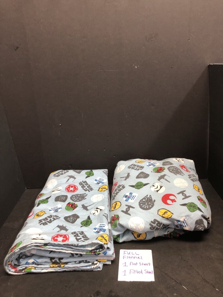 Flannel Flat & Fitted Sheet Set