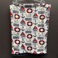 Load image into Gallery viewer, &quot;Ahoy!&quot; Nursery Blanket
