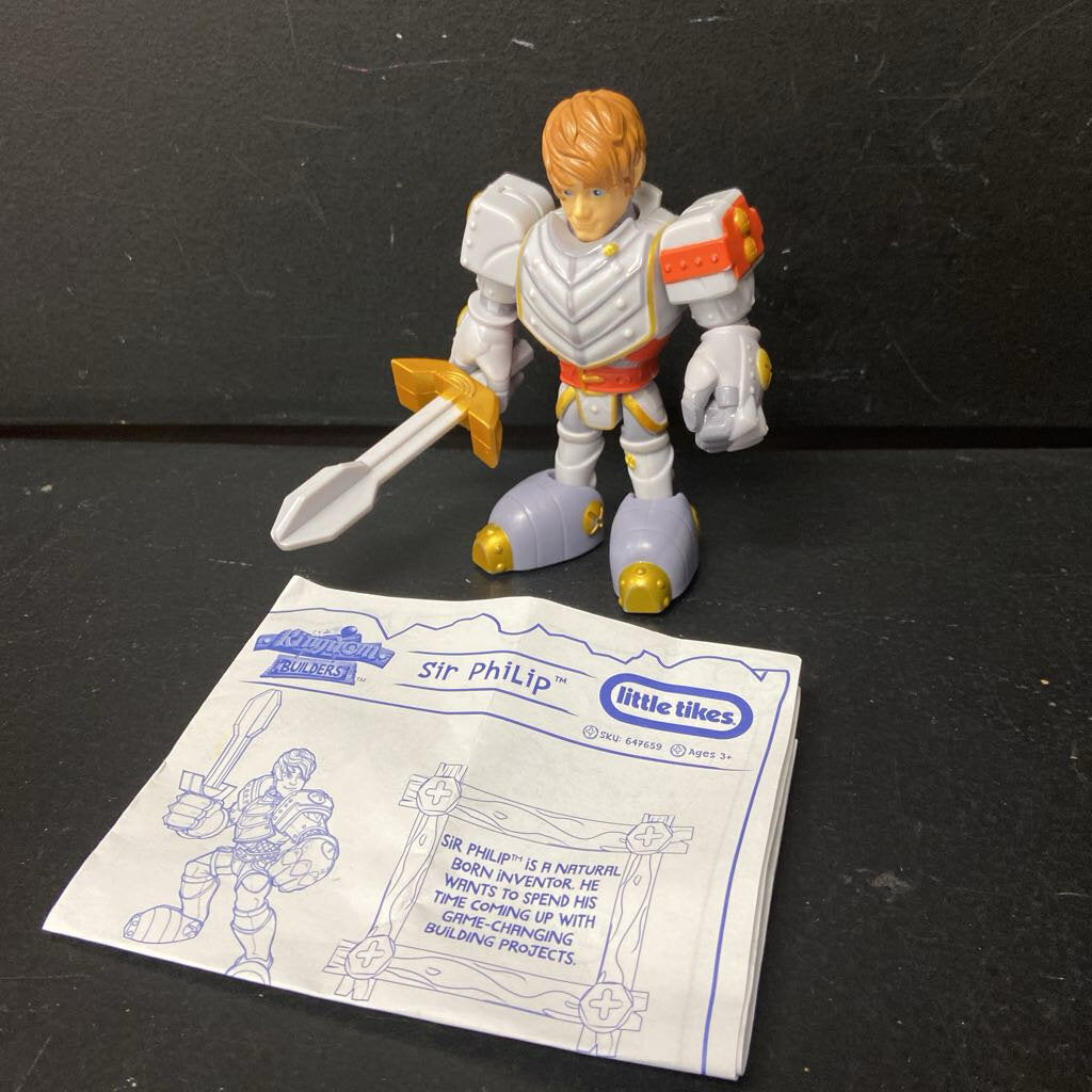 Kingdom Builders Sir Philip Figure w/Sword