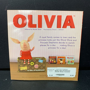 Olivia the Princess (Natalie Shaw) -character paperback