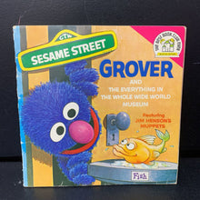 Load image into Gallery viewer, Grover &amp; The Everything In The Whole Wide World Museum (Sesame Street) (Jim Henson&#39;s Muppets) (Norman Stiles) (The Best Book Club Ever) -character paperback
