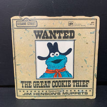 Load image into Gallery viewer, Wanted: The Great Cookie Thief (Sesame Street) (Golden Book) (Jim Henson&#39;s Muppets) (Emily Perl Kingsley) -character paperback
